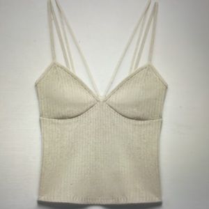 Zara Strappy Ribbed Tank Top